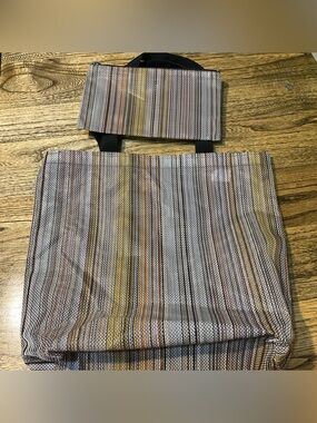 NWOT Chilewich Special Edition Tote Bag & matching pouch set